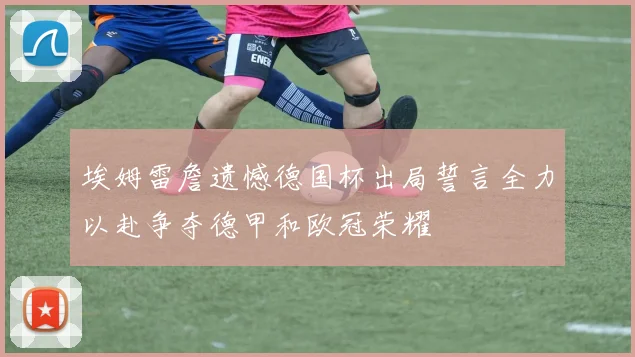 埃姆雷詹遗憾德国杯出局誓言全力以赴争夺德甲和欧冠荣耀