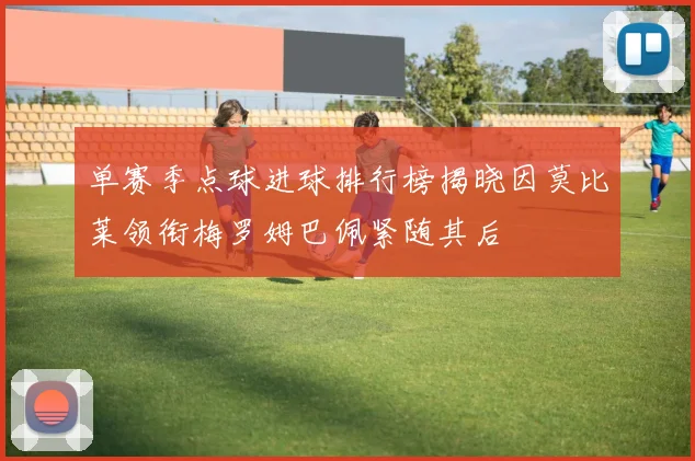 单赛季点球进球排行榜揭晓因莫比莱领衔梅罗姆巴佩紧随其后